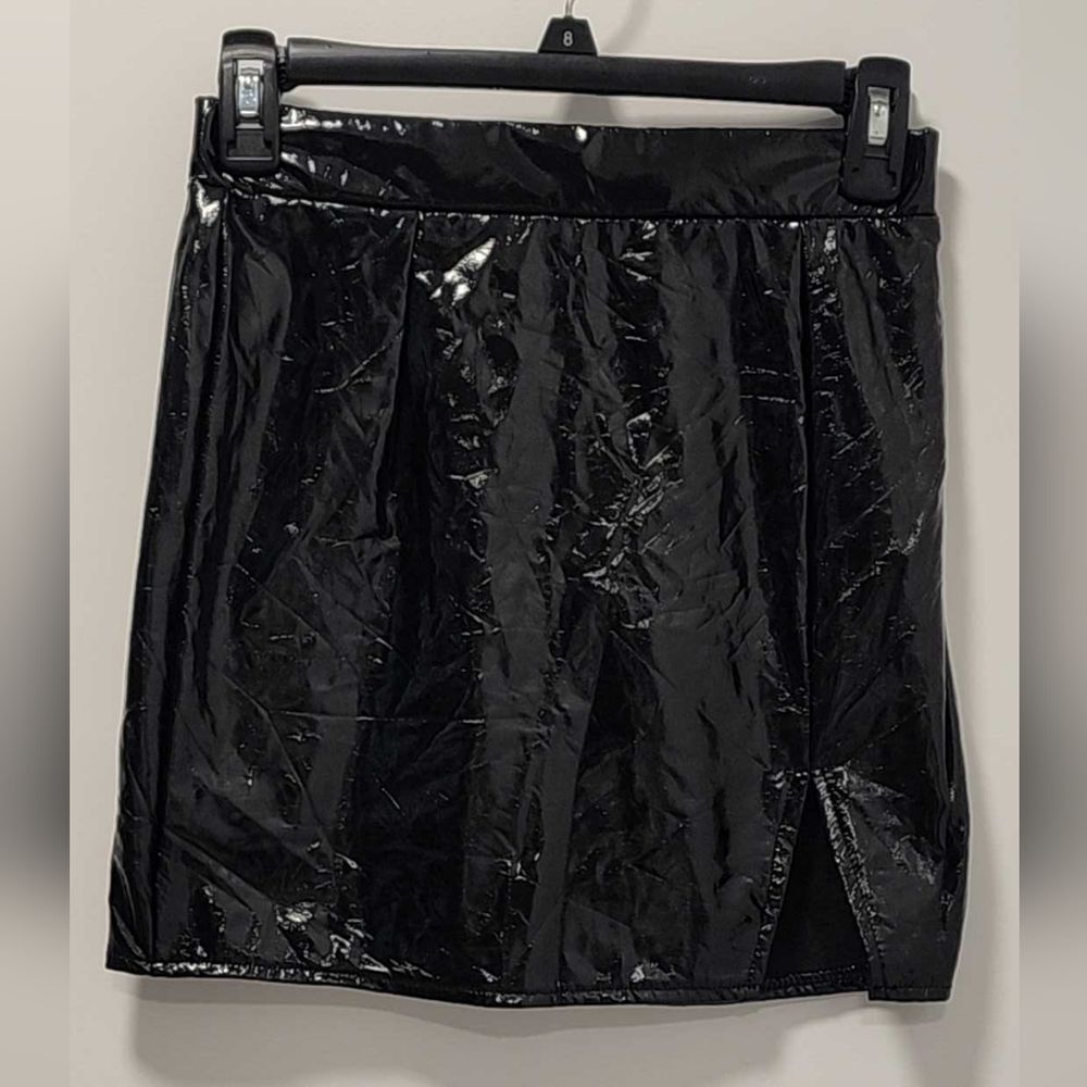 SHEIN Black Polyurethane Skirt Size - Small